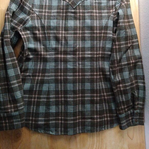 Vintage Pendleton Wool Flannel Western Button Down Shirt - Picture 7 of 7